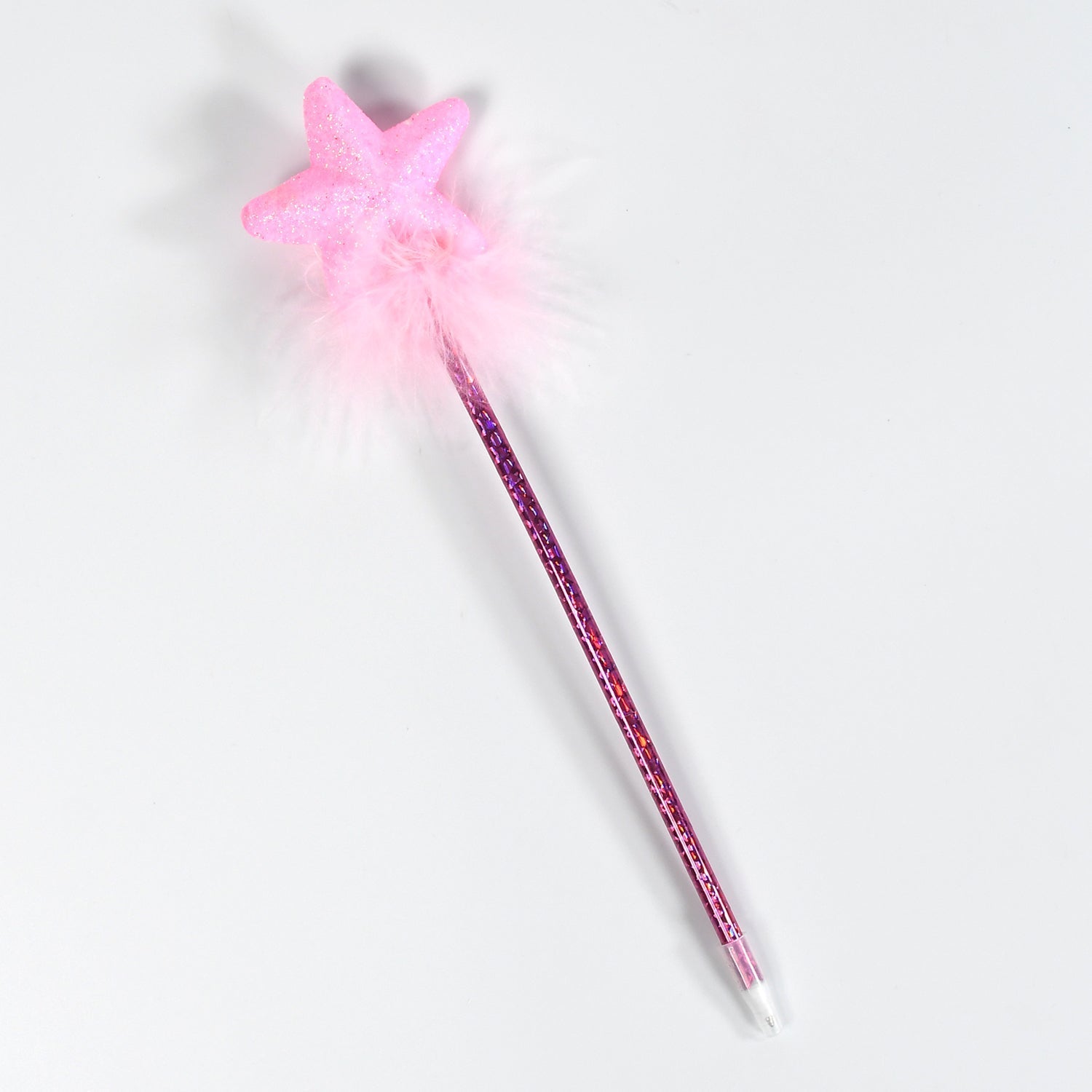1172 Fashion Rose Flower & Star Design Ball Pen Smooth Writing For Wedding , Events & Multiuse Pen ( Set Of 5pc) DeoDap