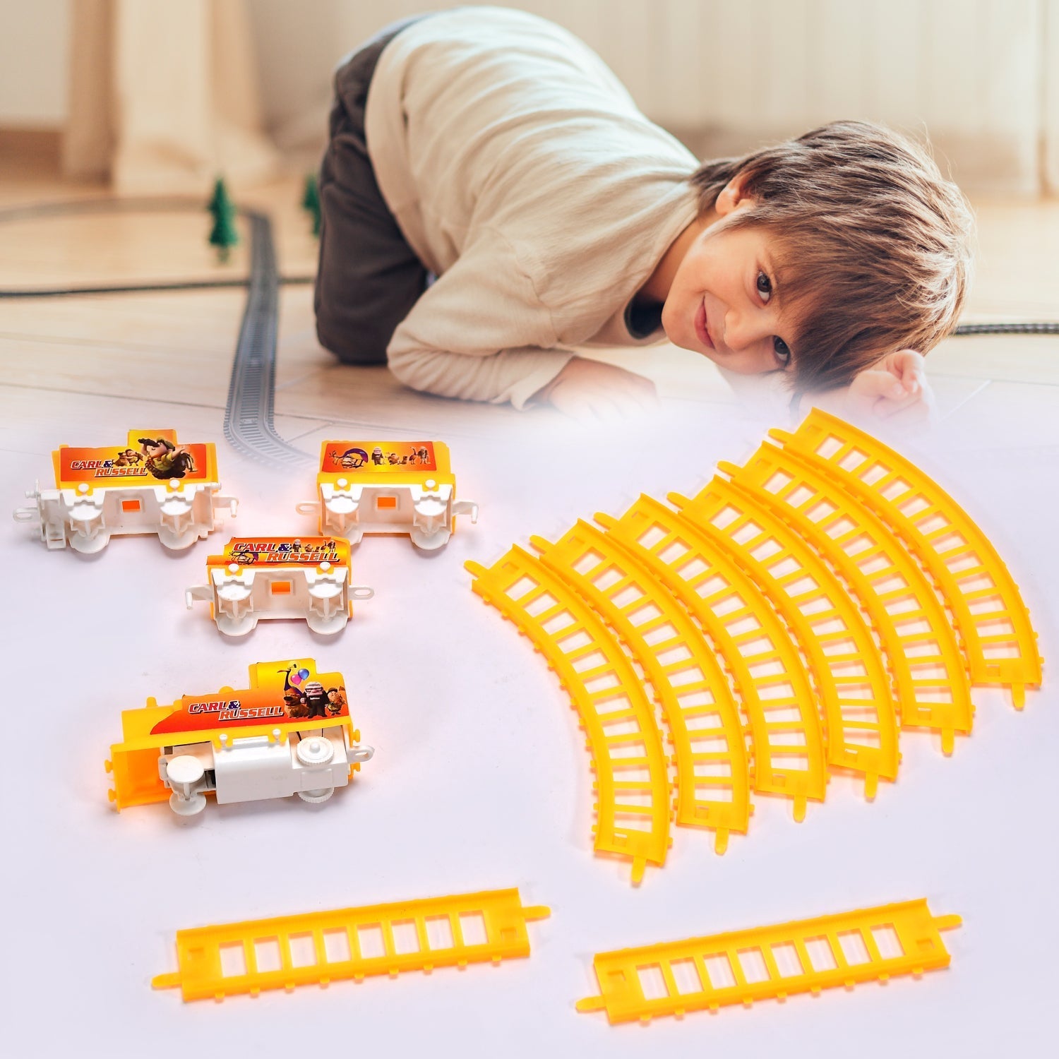 4472 Kids Toy Train High Speed Big Train Play Set Toy Battery Operated Train Set DeoDap