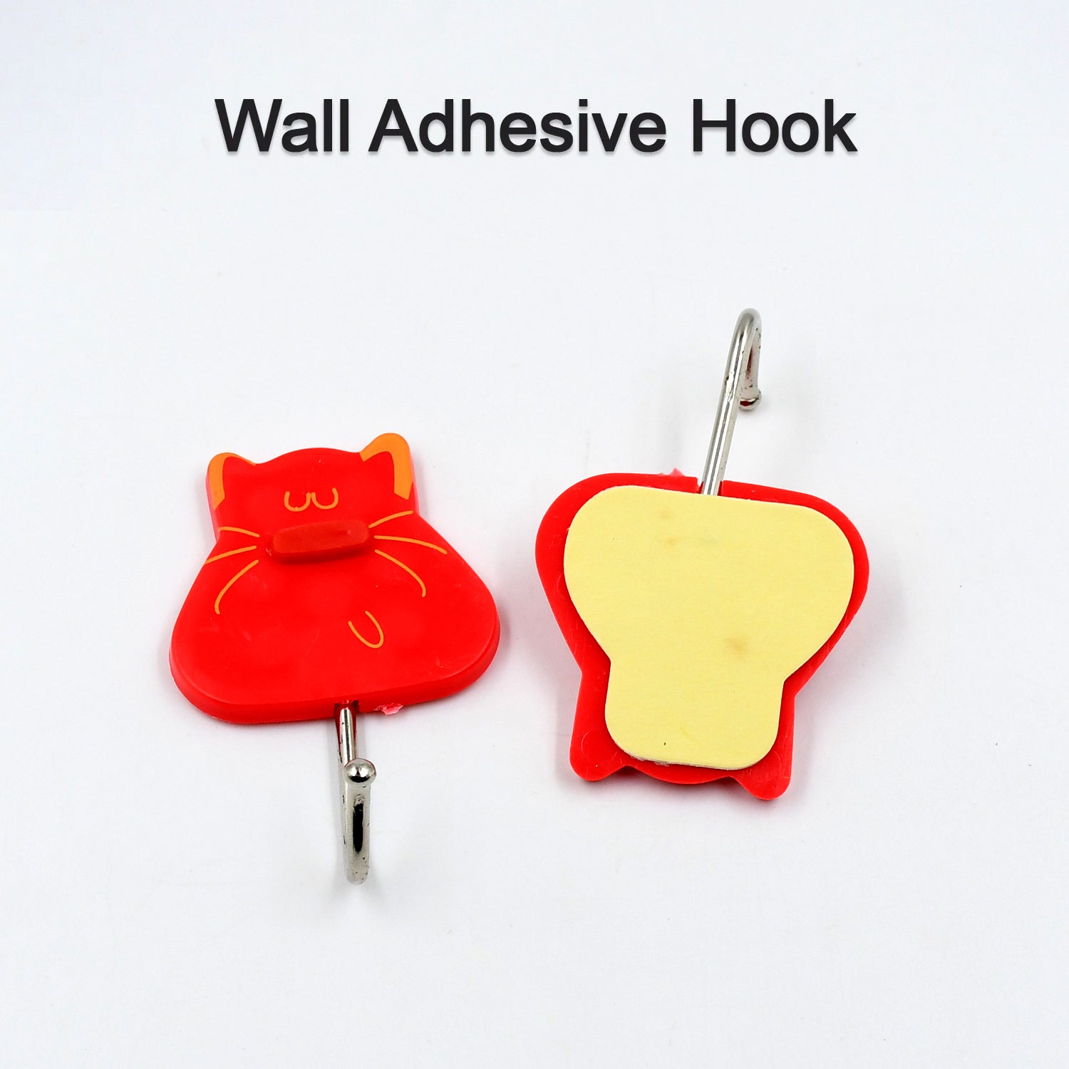 4586 Multipurpose Strong Small Stainless Steel Wall Hooks (2pc). DeoDap