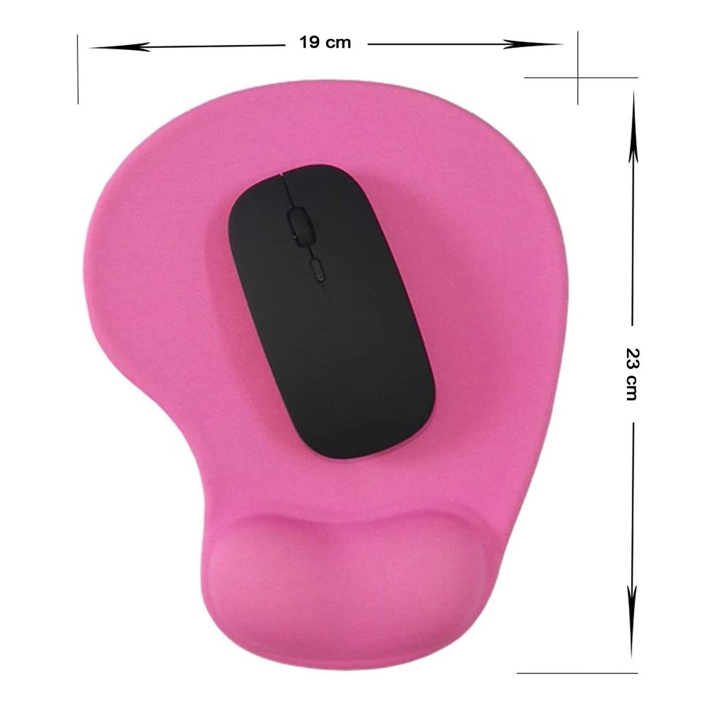 6176 Comfortable Silicone Mouse Pad with Jel Mouse Pad For All type Multiuse Mouse Pad DeoDap