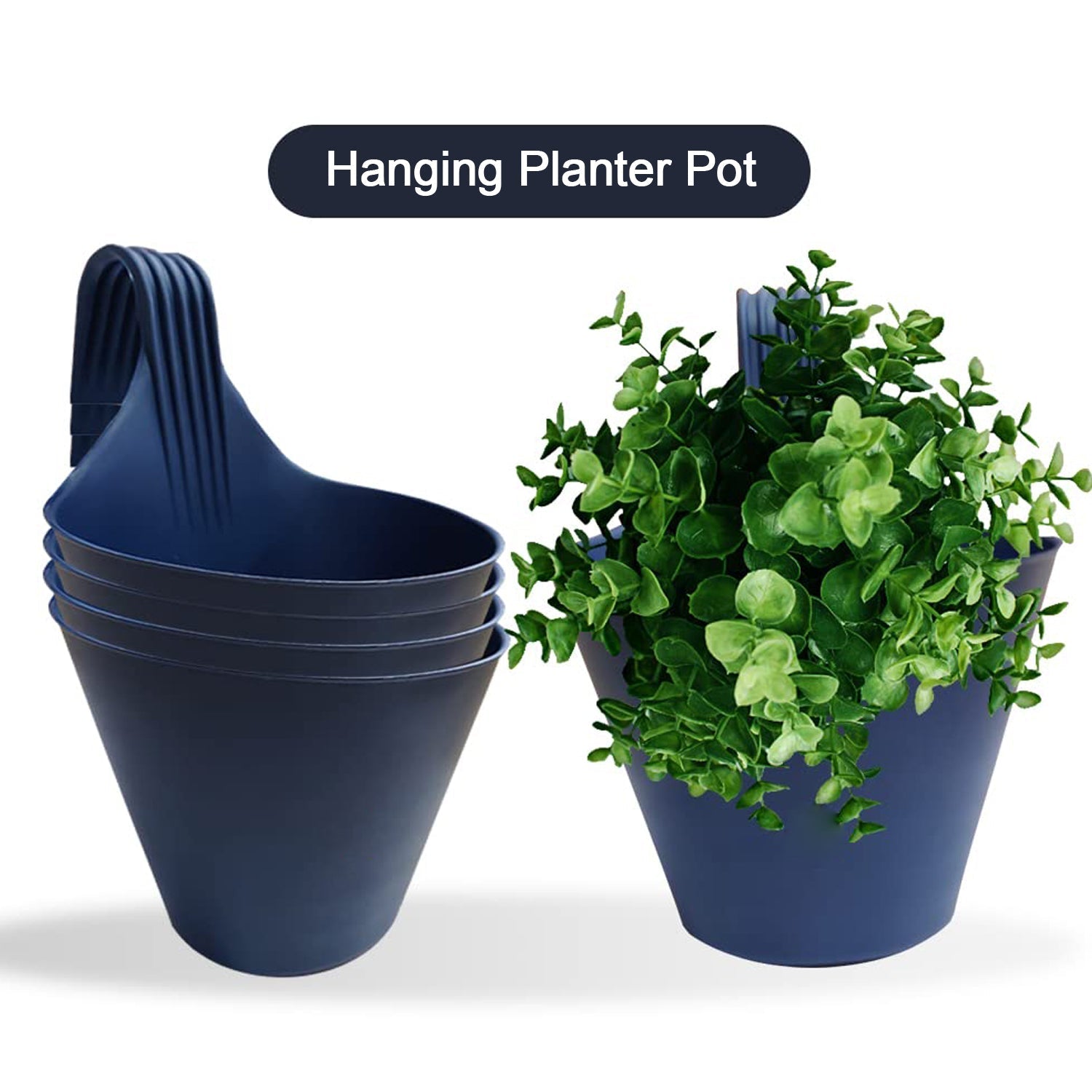 4822 Hanging Planter Pot used for storing and holding plants and flowers in it and this is widely used in in all kinds of gardening and household places etc. DeoDap