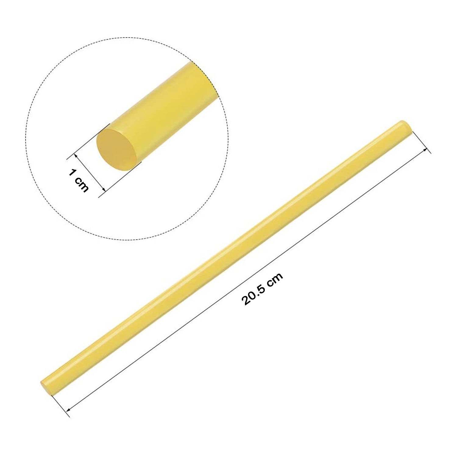 0463 Hot Melt Electric Heating Glue Stick Flexible for DIY, Sealing and Quick Repairs (1 pc) (11mm) DeoDap