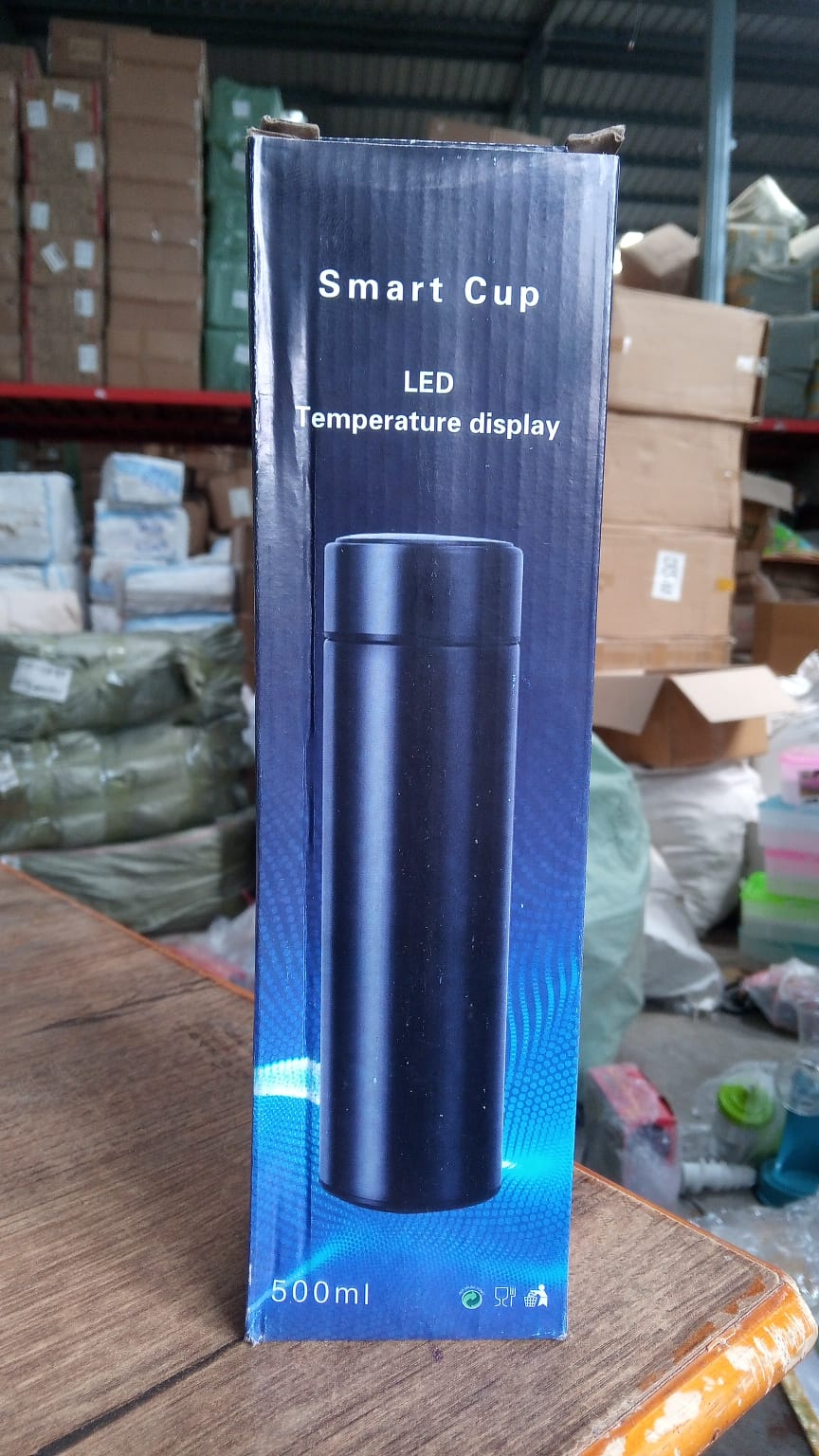 0726 Smart Vacuum Insulated Water Bottle with LED Temperature Display