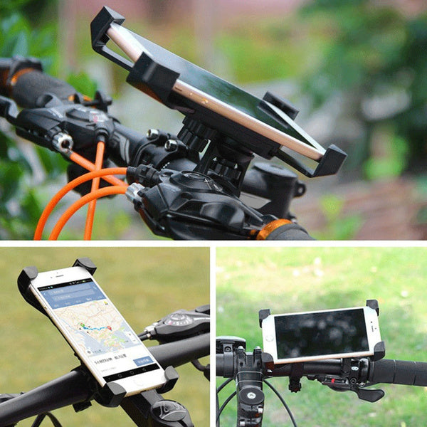 1456 Bike Phone Mount Anti Shake and Stable Cradle Clamp with 360Ã‚Â° Rotation DeoDap