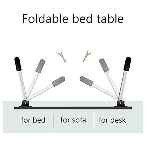 7865 FOLDABLE BED STUDY TABLE PORTABLE MULTIFUNCTION LAPTOP TABLE LAPDESK FOR CHILDREN BED FOLDABLE TABLE WORK OFFICE HOME WITH TABLET SLOT & CUP HOLDER DeoDap