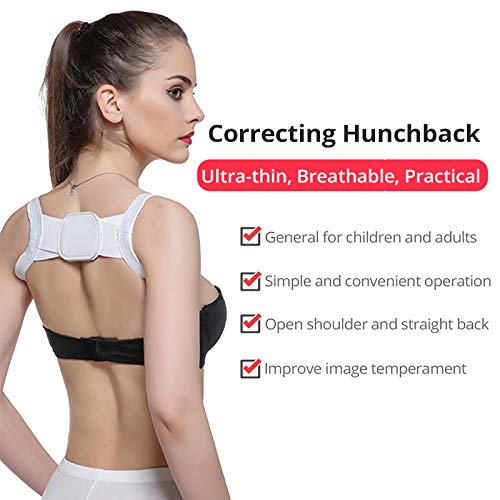 6540 Back and Shoulder Posture Corrector for Adult and Child Corset, Back Support Band, Corrective Orthosis, Posture Correction Health-wh Back Brace Shoulder Support Back Support Belt