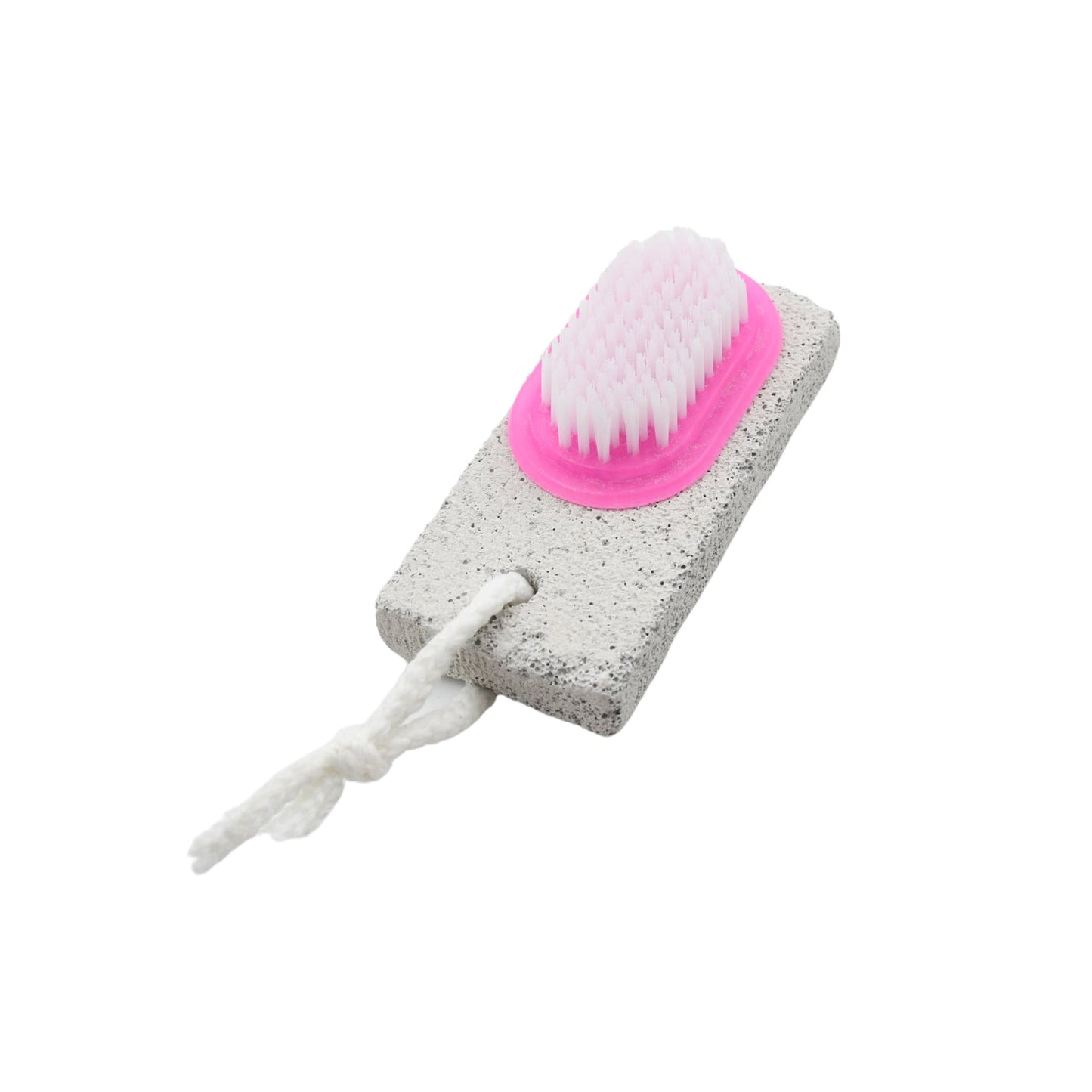 9352 Hand and Foot Brush with pumice stone to Remove Dead Skin & Callus Stone Foot Scrubber Pedicure Brush For Dead Skin