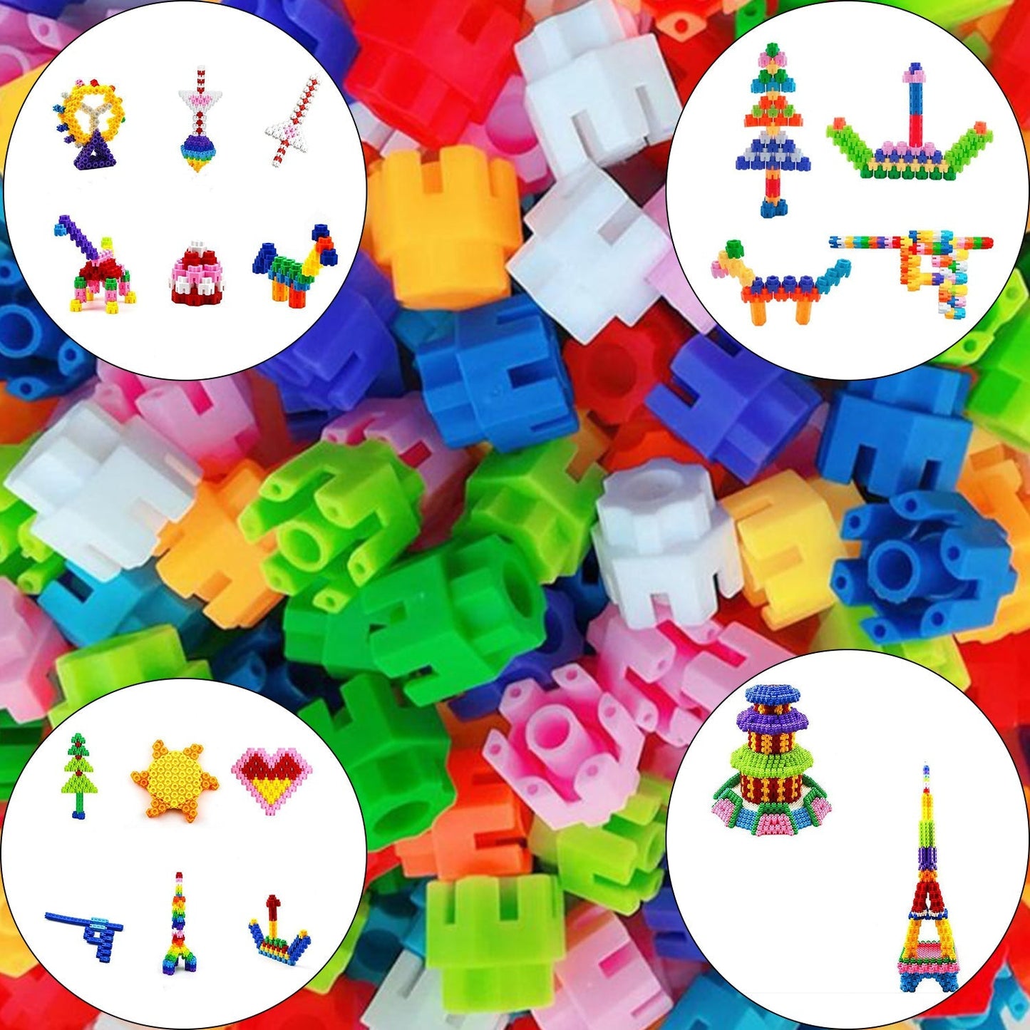 3909 240 Pc Hexa Blocks Toy used in all kinds of household and official places specially for kids and children for their playing and enjoying purposes. DeoDap