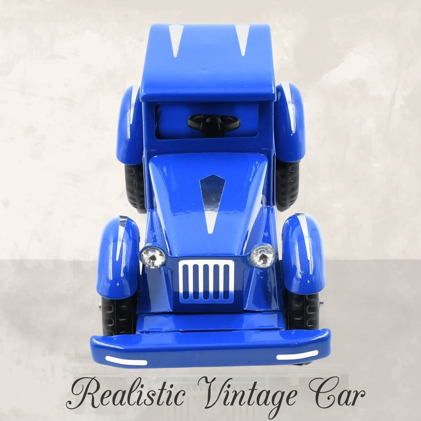 4525 Vintage Metal Car 10 Inch Big Unbreakable Full Metal Body Car, Vintage Car Toy Model Alloy Model Retro Car Model Toy Vehicle Classic Car Metal Vintage car DeoDap