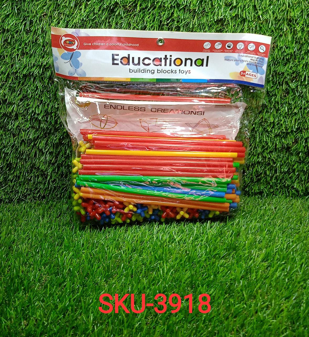 3918 200 Pc 4 D Block Toy used in all kinds of household and official places specially for kids and children for their playing and enjoying purposes. DeoDap