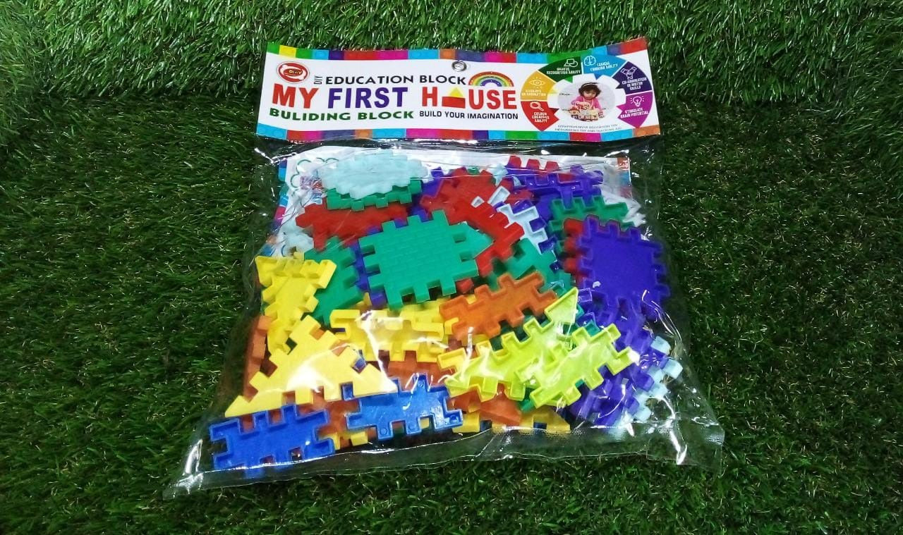 3910 72 Pc House Blocks Toy used in all kinds of household and official places specially for kids and children for their playing and enjoying purposes. DeoDap