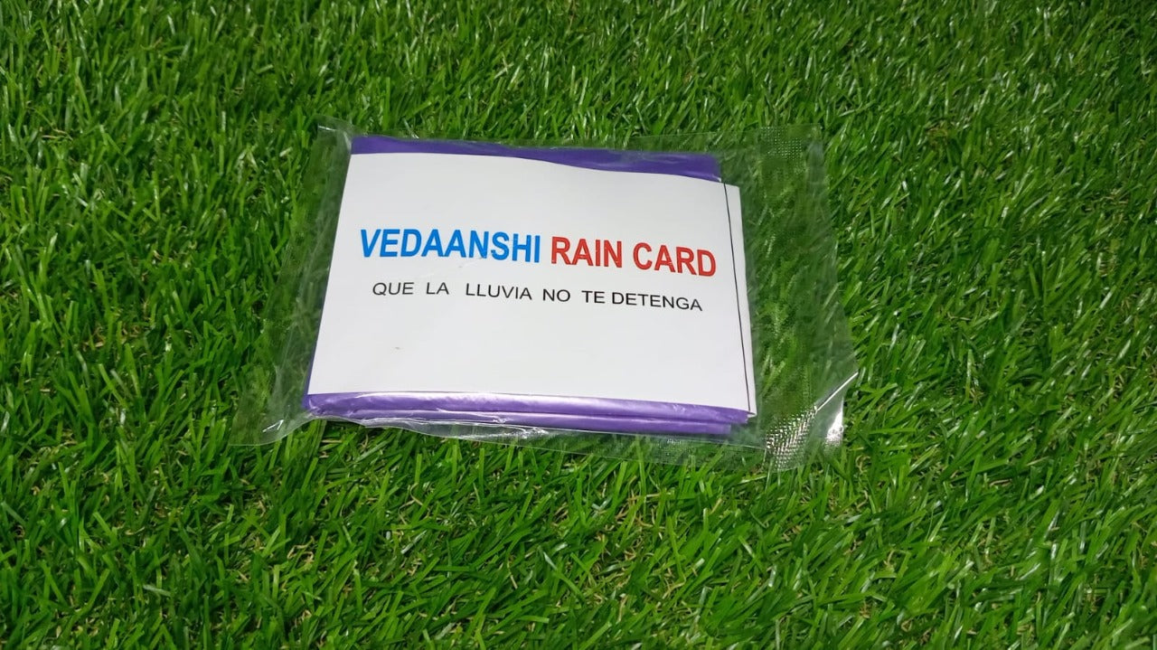 6270 Disposable Rain Card Raincoat Easy to Carry Emergency Waterproof Rain coat RainCard DeoDap